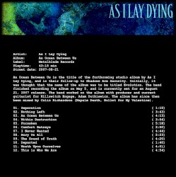 As I Lay Dying - An Ocean Between Us (2007)